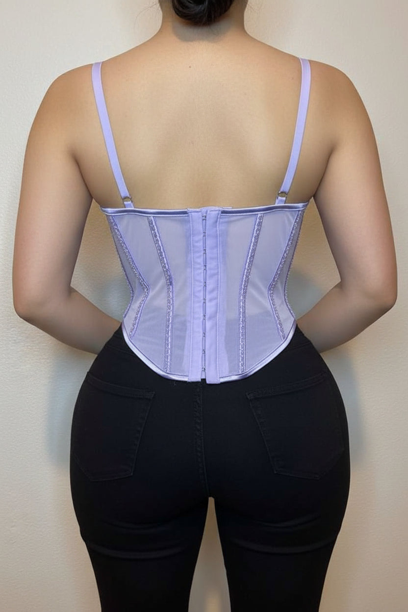 PURPLE CRYSTAL CORSET