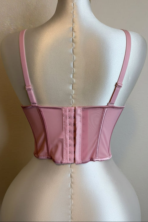 Corset Rosa Crystal Bustier