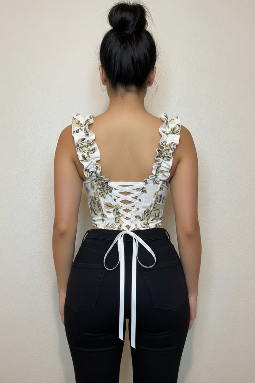 Women's Blanco Floral Tank Top