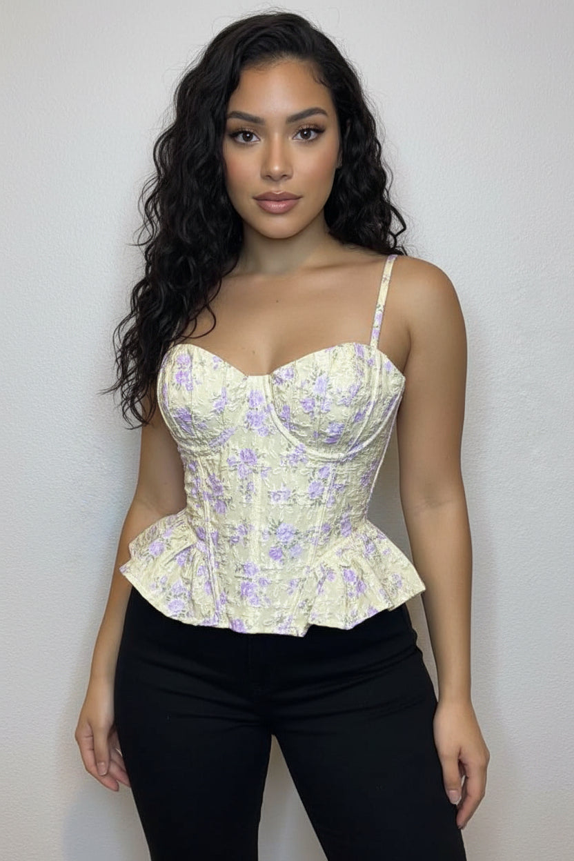 Women's Yellow Florado Tank Top